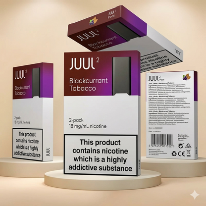 JUUL 2 Blackcurrant Tobacco Pods 18MG