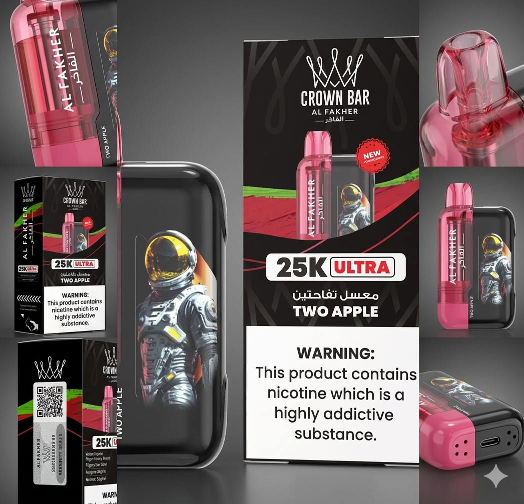 Fakher Crown Bar 25K Ultra - Two Apple