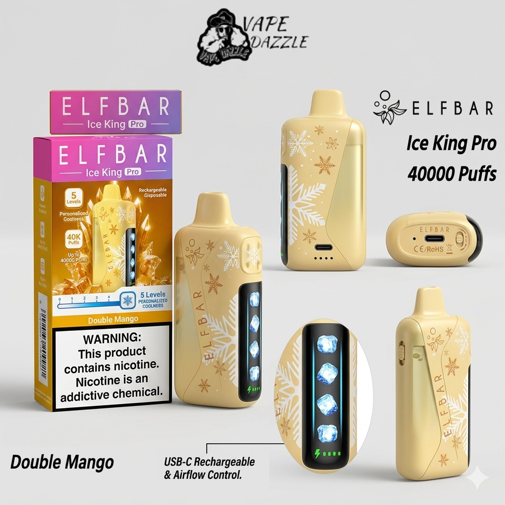 ELFBAR Ice King Pro 40000 Puffs – Double Mango