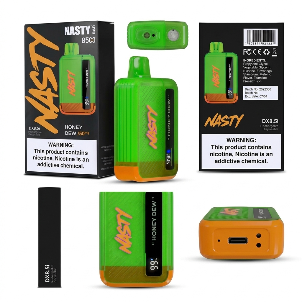 Nasty Bar DX8.5i - Honey Dew (8,500 Puffs)