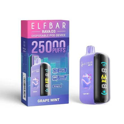 ELFBAR RAYA D3 Grape Mint