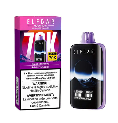 ELFBAR MoonNight 70K – Grape Raspberry